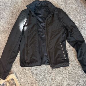 Zyia Warm Black Zip-Up Jacket-size L